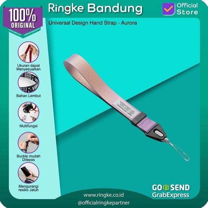 

Ringke Hand Strap Aurora Adjustable Nylon Lanyard Hp Tali Handphone