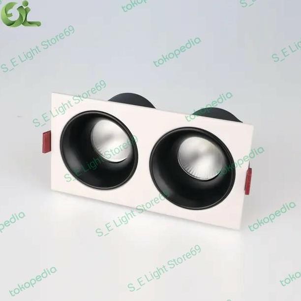 Lm Downlight Spotlight Cob 2Lampu 24Watt Lampu Spot Cob 12Watt X 2