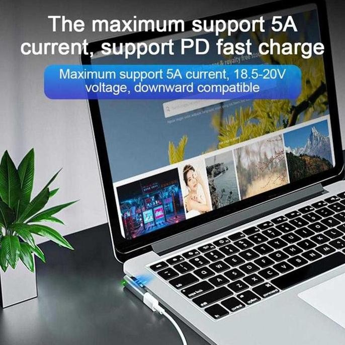 Adapter Type C To Magsafe 2 Pd Fast Charger Macbook 5A - Bluelans Bl-91003