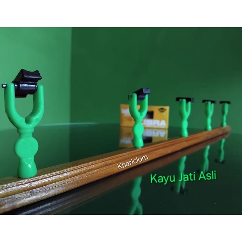 Saka libra mini pion + dudukan/standar kayu satu set kanco sensitip joran timbang dudukan jeujeur ti