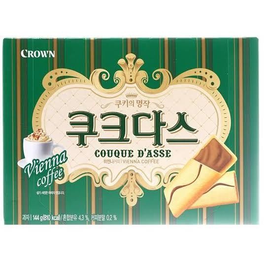 

Baru !!! Crown Couque D'asse Cookies Made In Korea