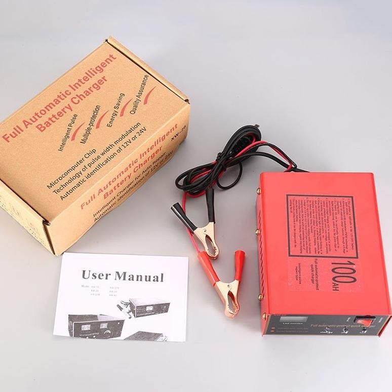 1500A Charger Aki Otomatis Smart Intelligent Auto Repair Mobil Pengisi daya Charger Otomatis