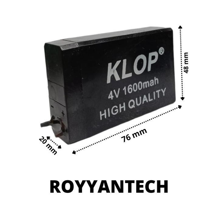 New  AKI /BATERE 4V 1600 MAH