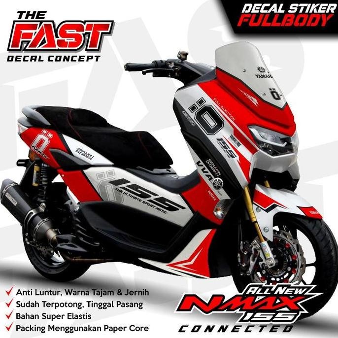 Decal Sticker Yamaha Nmax 155 New Fullbody Ohlins Racing