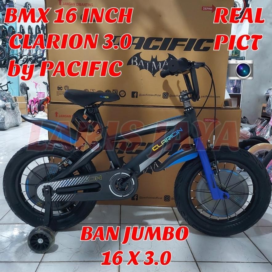 BONUS BELL SEPEDA ANAK LAKI LAKI BMX 16 CLARION 8505 TERBARU, SEPEDA BMX 16 CLARION BAN BESAR Nugi