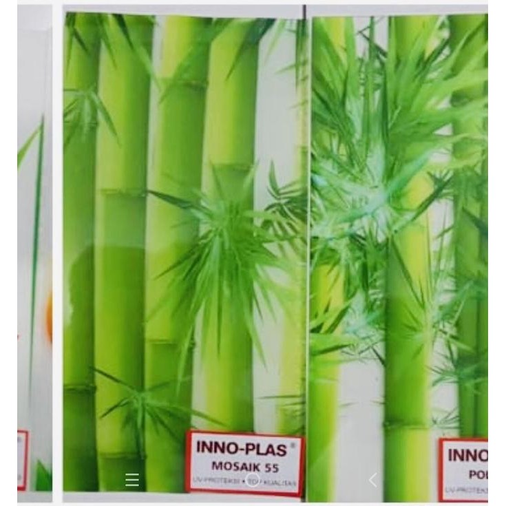 New  FIBER PAGAR MOTIF BAMBU