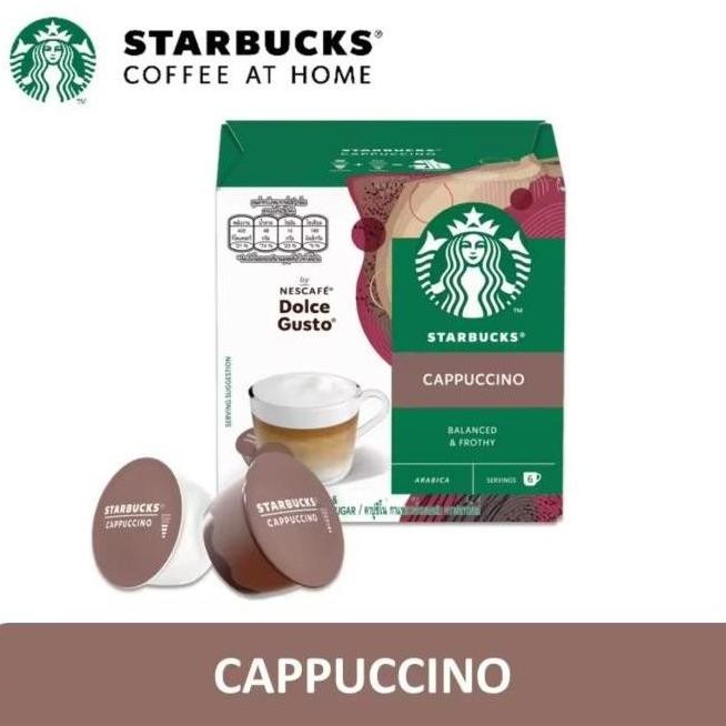 

(PROMO) NESCAFE DOLCE GUSTO STARBUCKS CAPPUCCINO - COFFEE CAPSULES