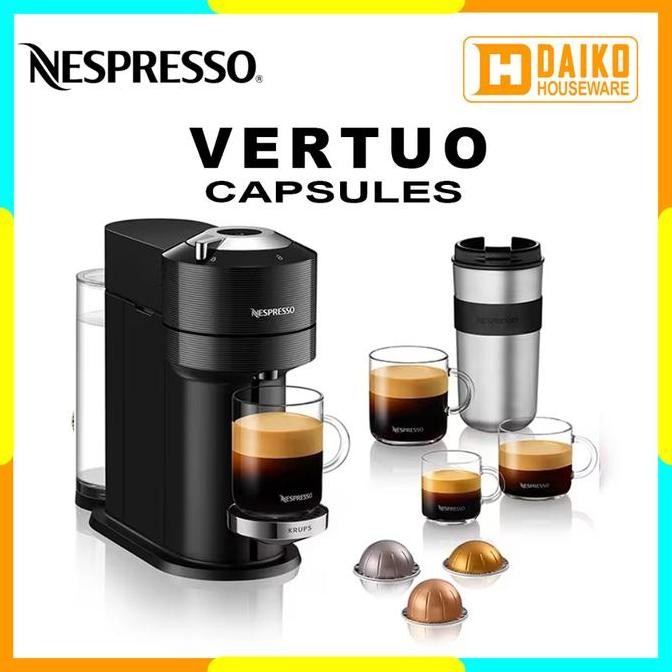 

Capsule Nespresso Vertuo All Varian Rasa Kemasan Pack - Blonde Light Medium to Dark Roast Coffee - Barista Creations Espresso Double Espresso Grand Lungo Master Origins Coffee
