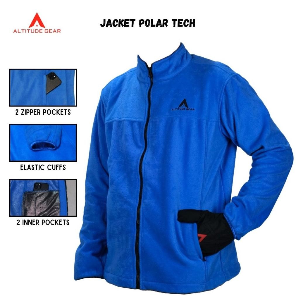 Murah Altitude Gear Fleece Omni Heat Jaket Polar Outdoor Pria Wanita Camping