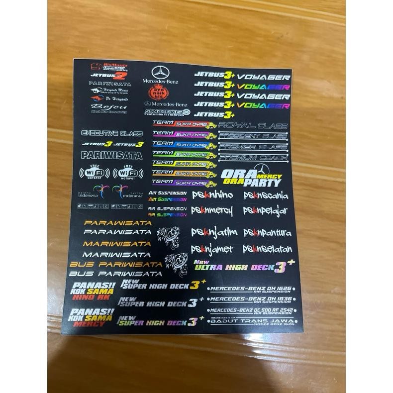 

Gs-56 Stiker Modif Bus Miniatur