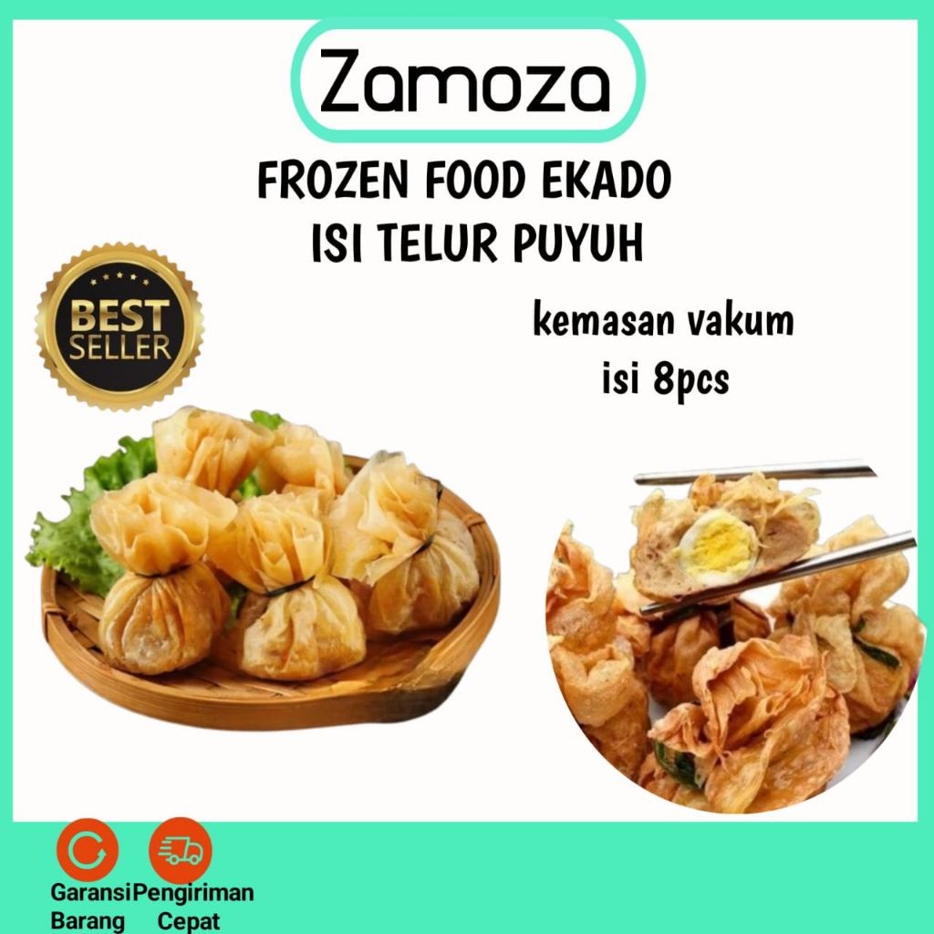 

Ekado Homemade Richie Telur Puyuh isi 8 Pcs Tanpa Pengawet