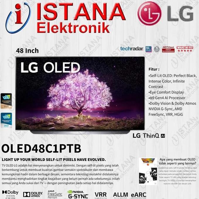LG OLED 48 INCH 4K SMART DIGITAL TV OLED48C1PTB ORIGINAL DAN TERPERCAYA