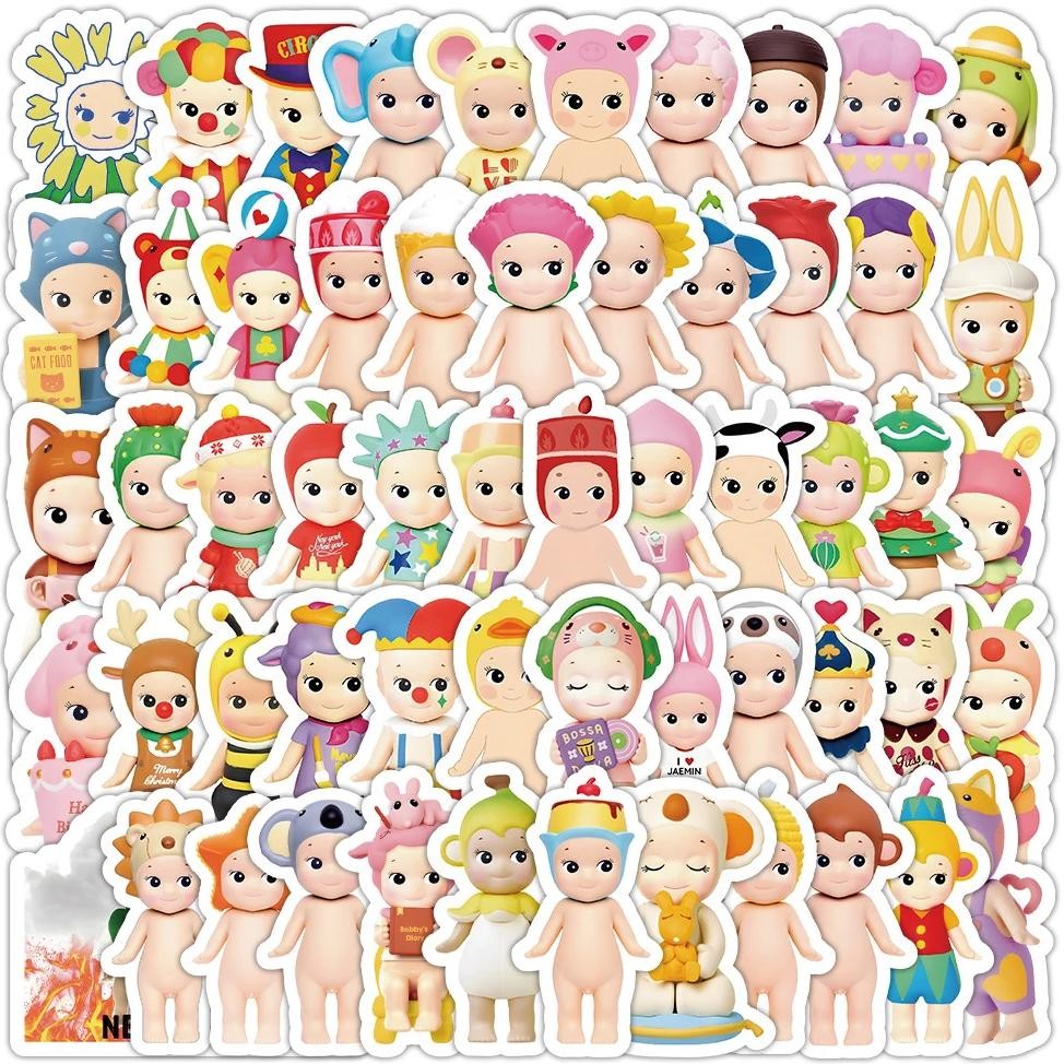 

10/30/50/100Pcs Sonny Angel Cartoon Graffiti Stickers Waterproof Diy Phone Case Guitar Notebook Cute Kids Doll Decals Decoration
