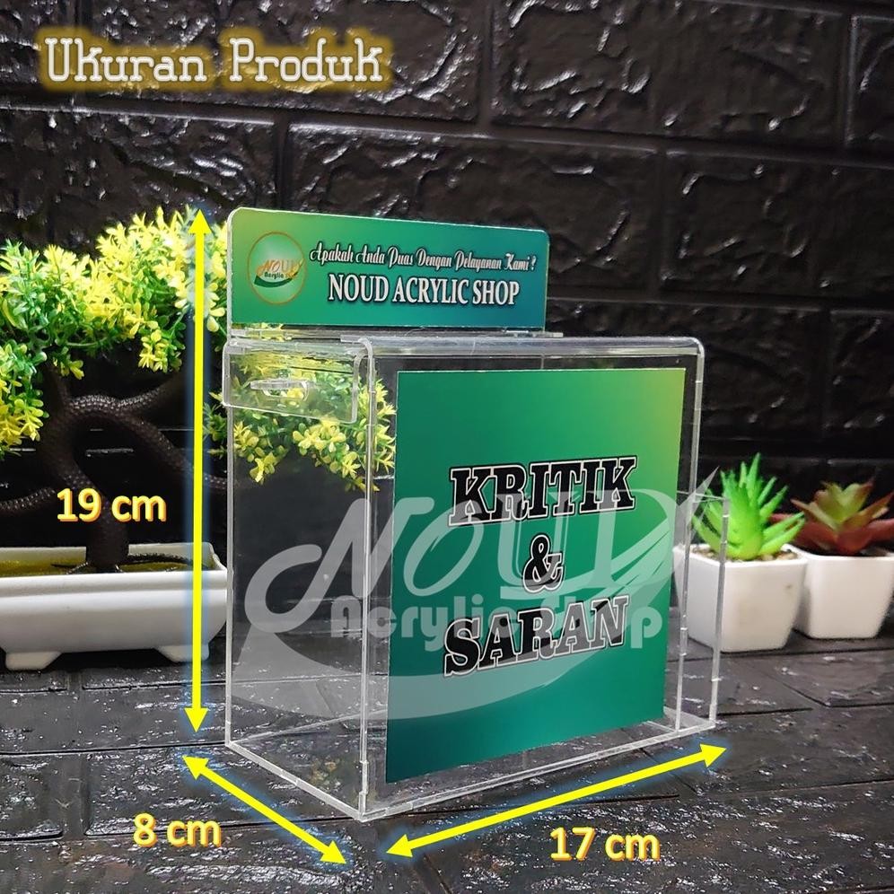 

Kotak Saran Akrilik Acrylic Terbaik