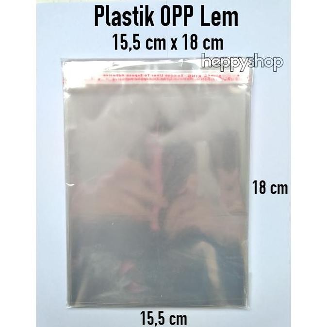 

yang dicari@@@@] Plastik OPP Lem 15,5 cm x 18 cm OPP Seal Plastik Roti