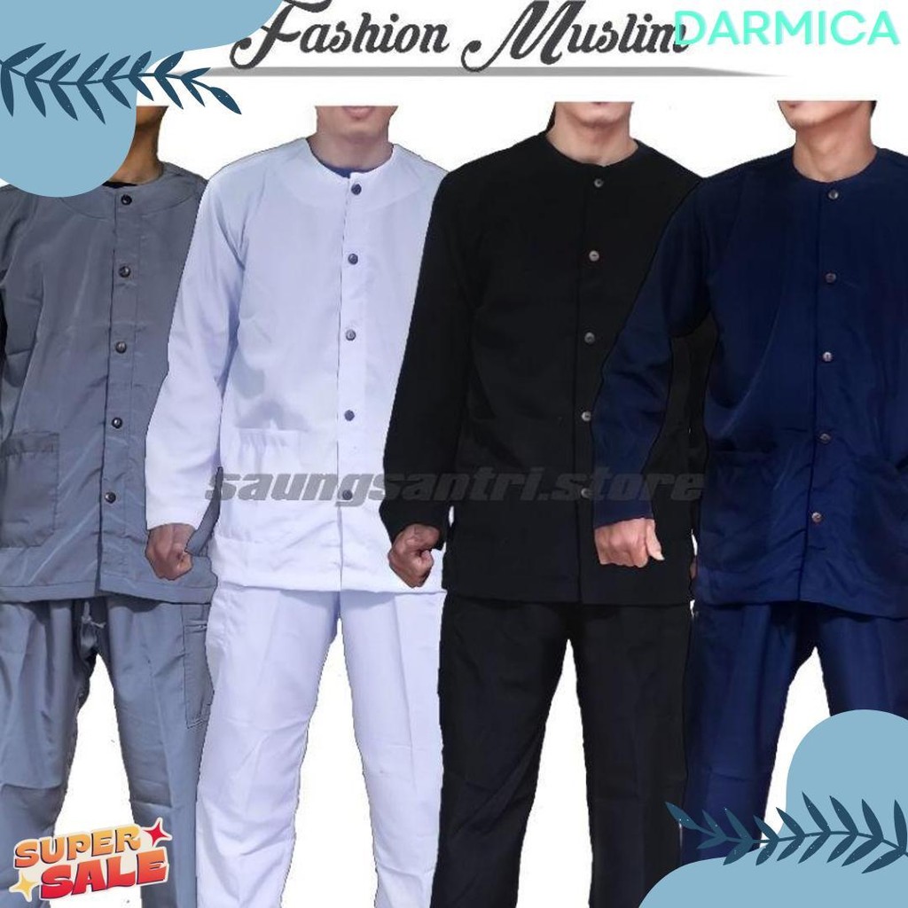 Baju Pangsi Setelan Tradisional Sunda Baju Koko  M L Xl Xxl Xxxl Flash Sale Diskon Hingga 70%