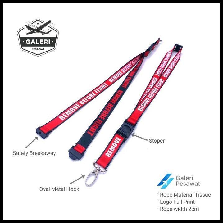 

Lanyard/Tali Gantungan ID Card Remove Before Flight