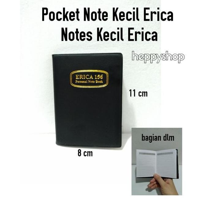 

{{{{}}] Pocket Note Kecil Erica, Notes Kecil Erica