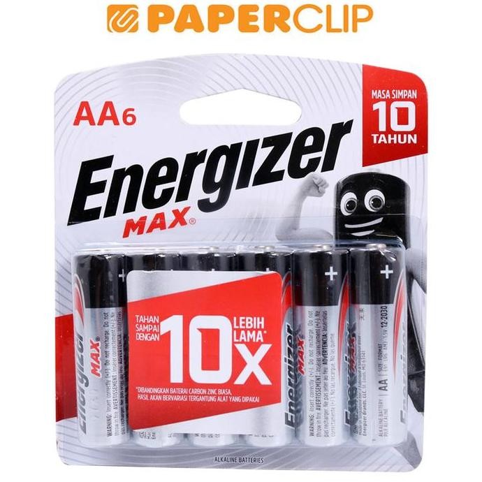 BATTERY ENERGIZER E91-BP6 AA