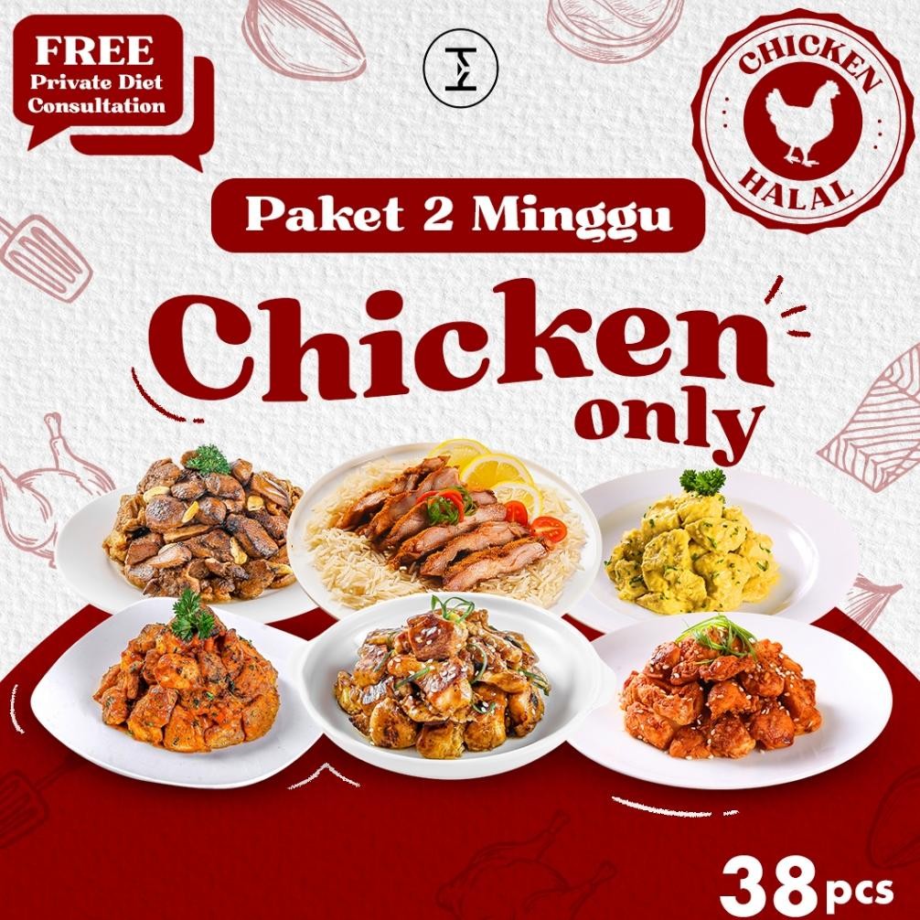 

Paket Diet 2 Minggu - Meal Prep Ayam / Chicken Mix Variant