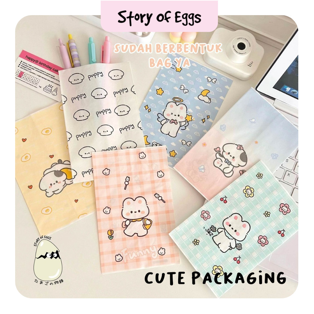 

Packaging Bag Tas l Paper Bag Pembungkus Kue Kering| Paper Bag Colorful | Kantong Kertas Serbaguna Motif Lucu Berwarna | Kantong Kertas Roti l Kantong Aesthetic dan Lucu Jepang Korea