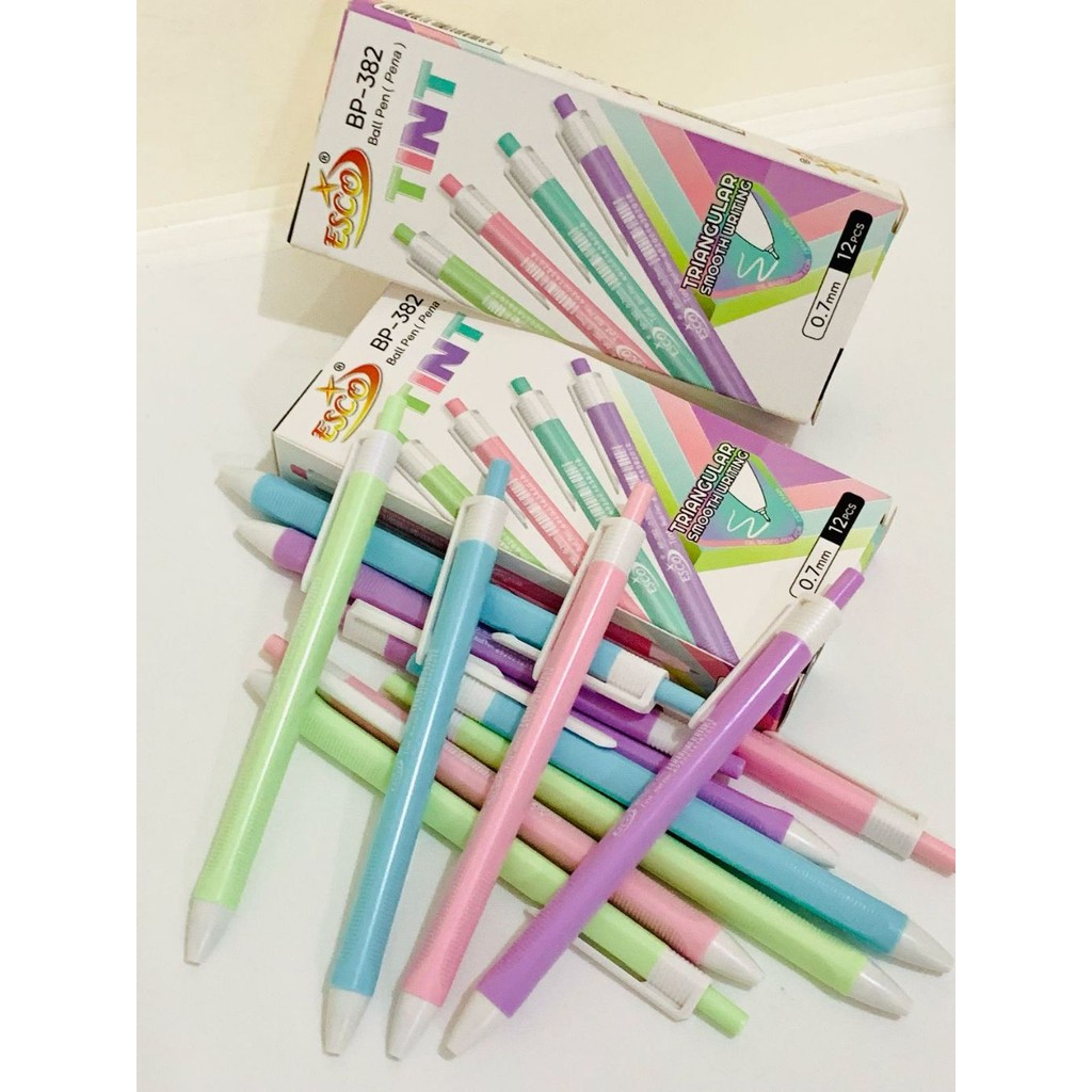 

Pulpen Ballpen 0,7mm ESCO BP-382 TINT (12pc)