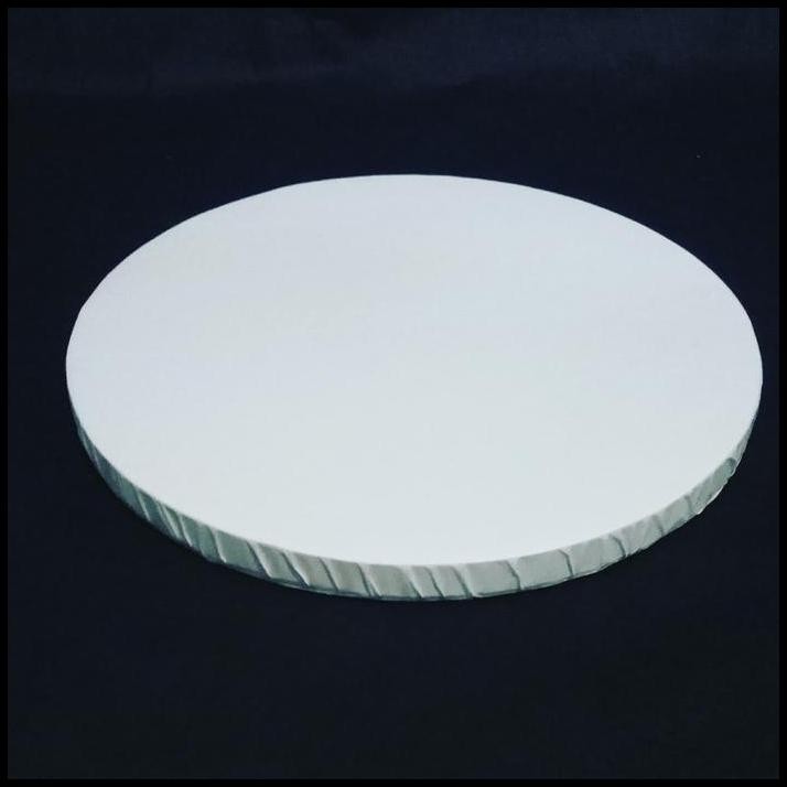 D 60 Tatakan Kue Bulat Cakeboard Cake Drum Round Alas Styrofoam