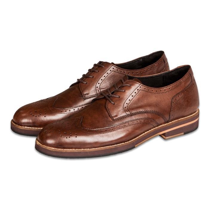 Rs Blake Brogues Brown - Nappa Milano