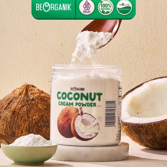 

baru beorganik bubuk santan 200gr - coconut cream powder untuk minuman & masak