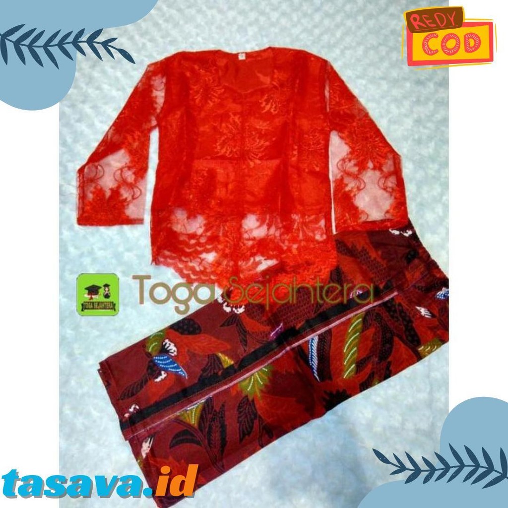 Baju Kebaya Marlena / Baju Adat Madura "Wanita" Anak Tk - Dewasa Terlengkap Dan Termurah