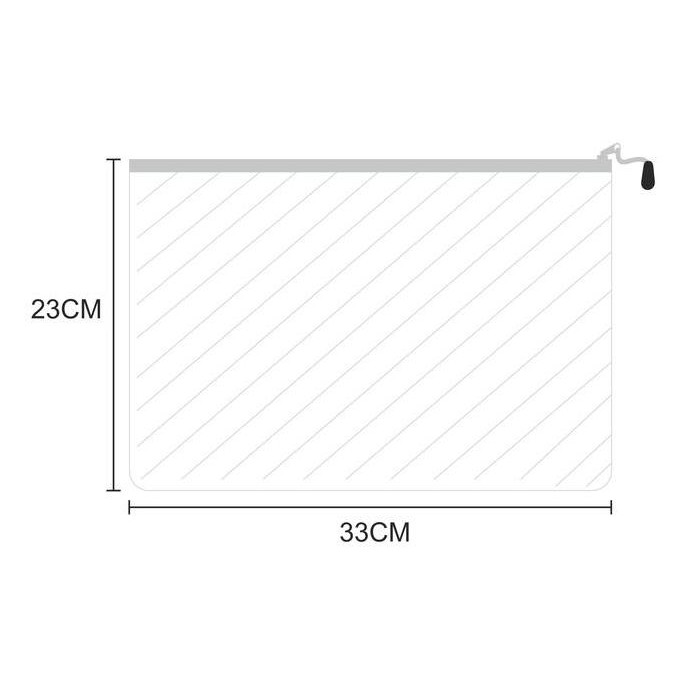 

Baru Tempat Pensil A4 Eagle Zipper Pockets / Pencil Case Resleting Dokumen Sekolah