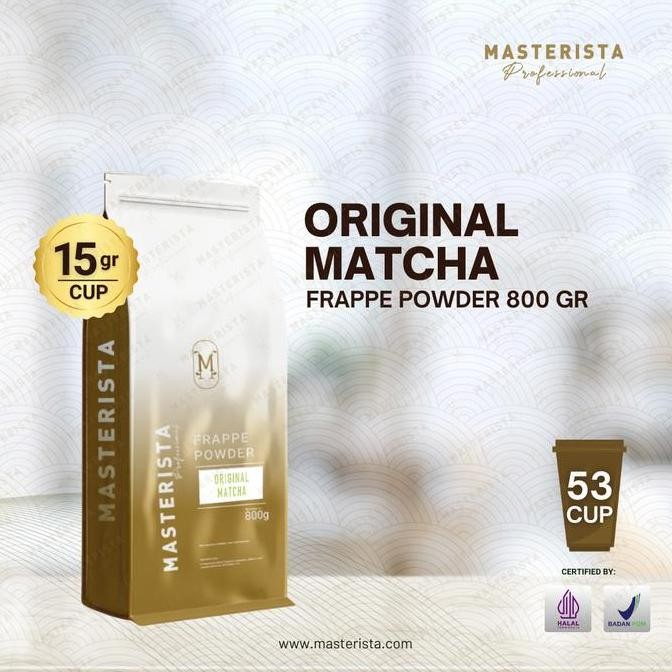 

baru bubuk minuman matcha original 1kg - powder green tea premium