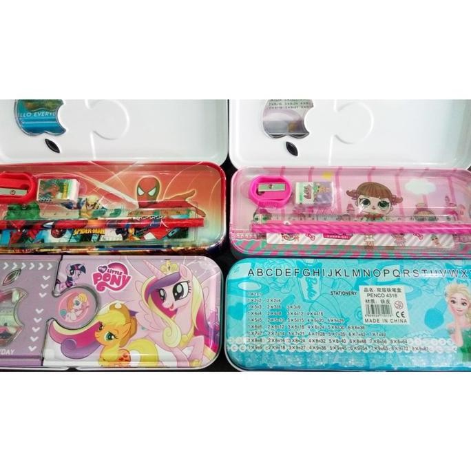 

Baru Kotak Pensil Set Kaleng - Tempat Pensil Kostak Lucu Anak
