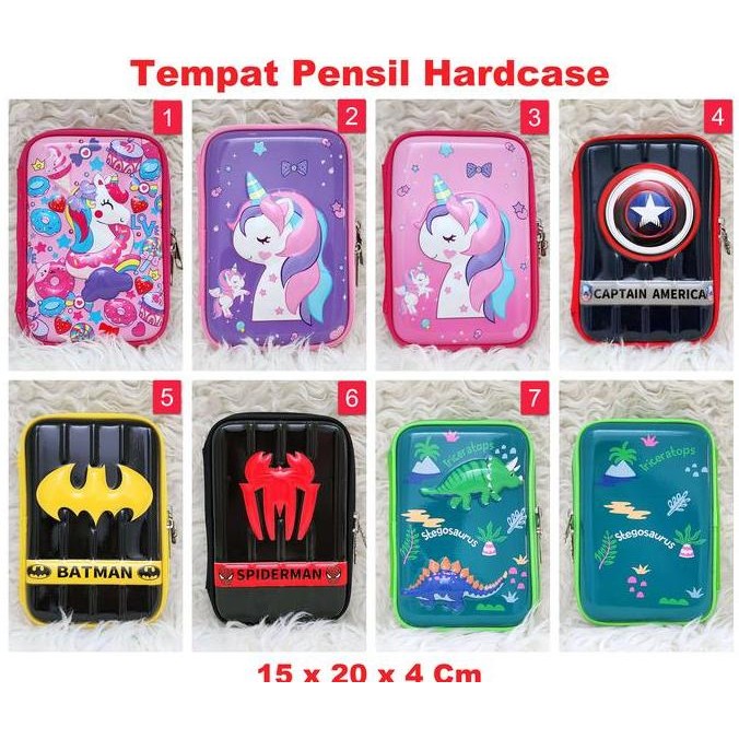 

Baru Kotak Pensil Karakter Import Anak - Hardcase Lucu Anti Bentur Untuk Sekolah