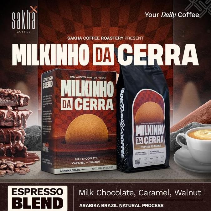 

baru biji kopi arabica milkinho da cerra - espresso full arabica bubuk & beans