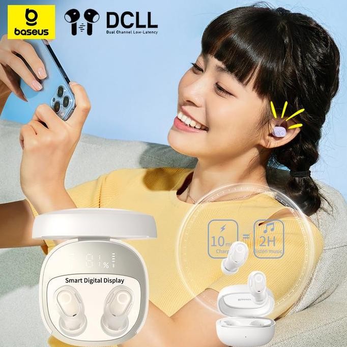 Baseus Wm02 Plus Bluetooth Headset - Tws Mini Earphone Wireless Original
