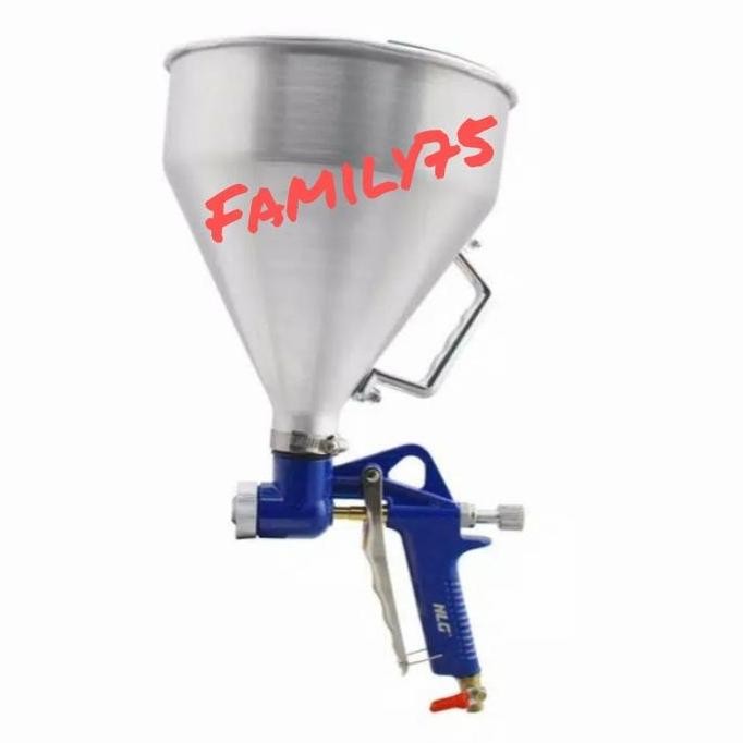 Spray Gun Hopper Gun Cat Semen Tembok Cat Texture Tekstur Cement Gun