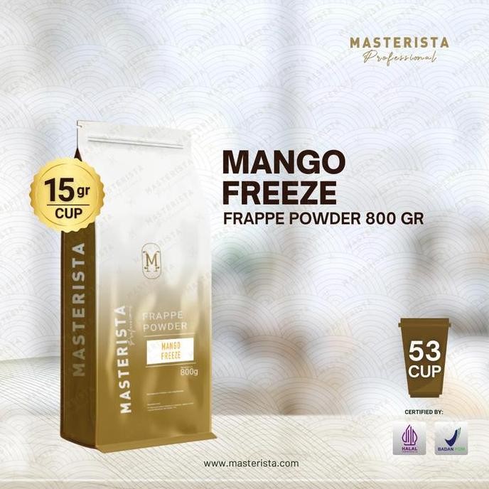 

baru bubuk minuman mango freeze - powder drink rasa mangga dingin segar