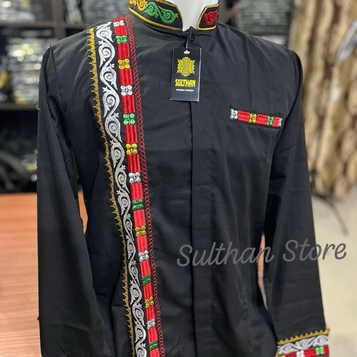 Sg Koko Motif Aceh Kerawang Original Premium Kualitas Nomor 1  Lembut Nyaman Baju Panjang Pria Dewas