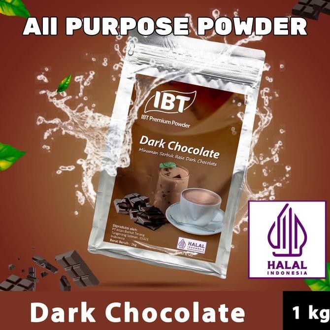 

baru bubuk minuman coklat dark premium - powder chocolate bubble drink berkualitas