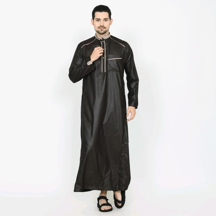 Jd013 Koko/Gamis Jubah Dewasa Pria Alwaan Muslim Gamis Gki