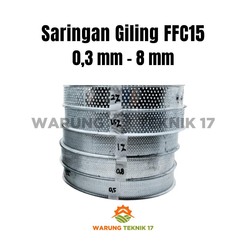 Bisa Cod Saringan Giling Penepung Diskmill Ffc15 Ukuran 0,3 Mm - 8 Mm Giling Kopi Beras Jagung Ffc 1
