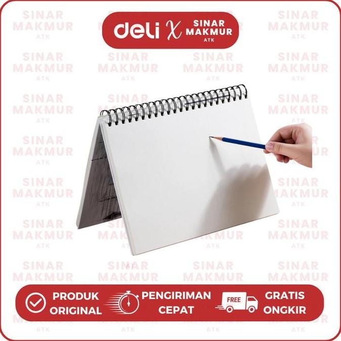 

Sale Sketch Book/Buku Sketsa/Buku Gambar A4 Horizontal/Vertikal 60 Lembar 160 Gsm Finenolo Deli Ec 275/276 (Pcs)