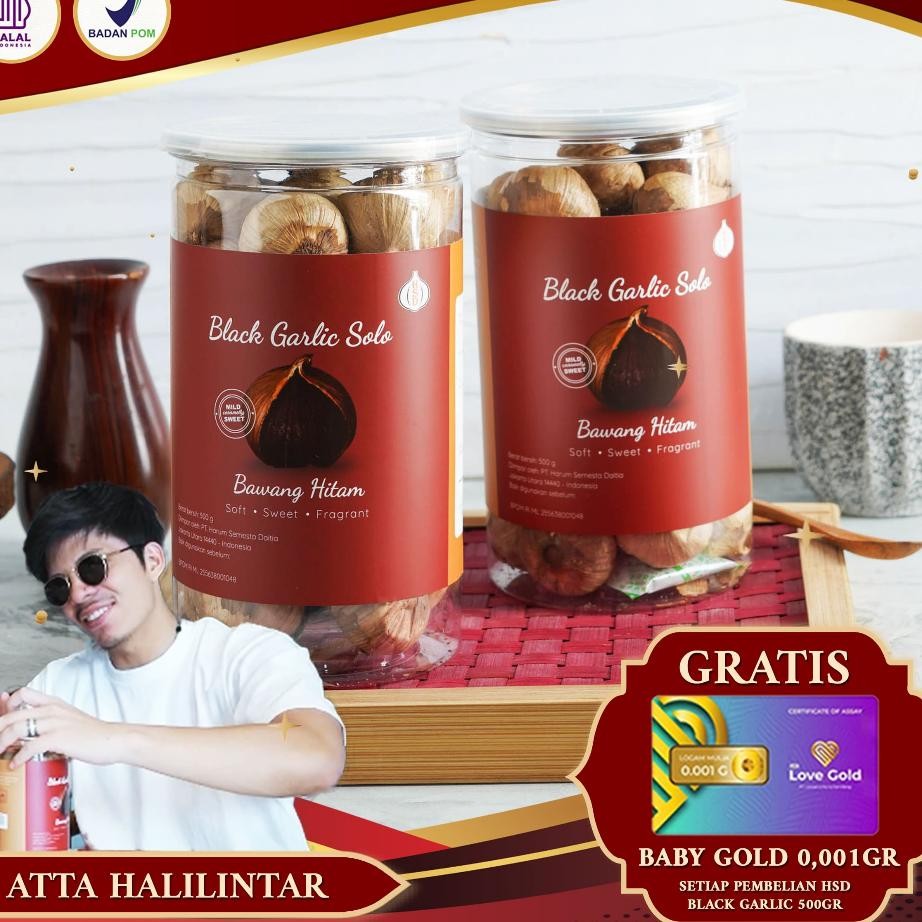 

2 Botol Hsd Bla Garlic Solo Bawang Hitam Tunggal Gr