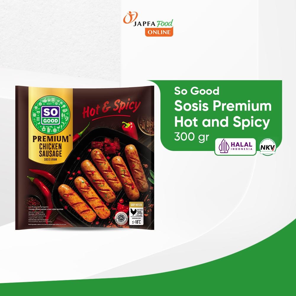 

So Good Sosis Premium Hot and Spicy 300 gr