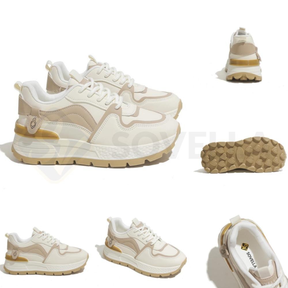 SOVELLA Cyra Sneakers Putih Simpel Ringan Polos Wanita