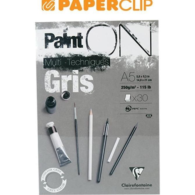 

Sale Sketchbook A5 Clairefontaine Paint On Gray 975808C