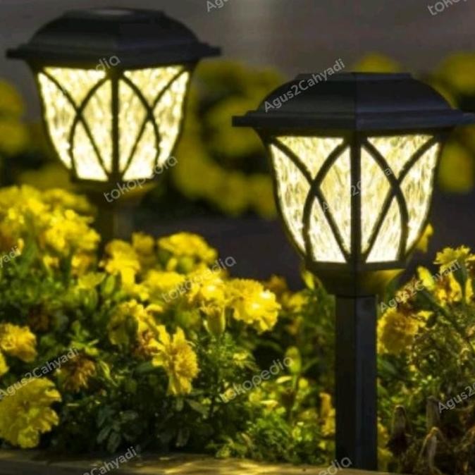 #####] Lampu taman tenaga surya lampu taman tancap solar light tenaga surya