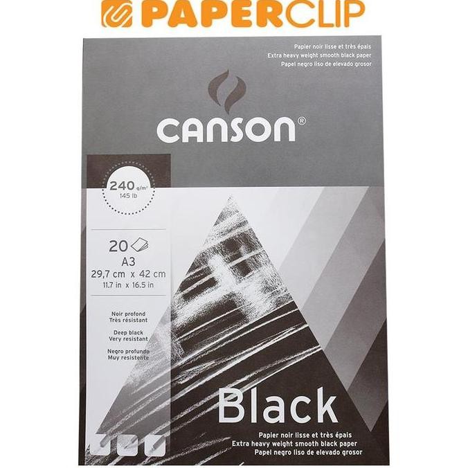 

Sale Sketchbook Canson Black 20S A3 240G