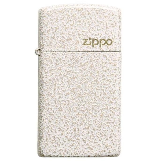 Zippo Slim Mercury Glass Zippo Logo 49265ZL